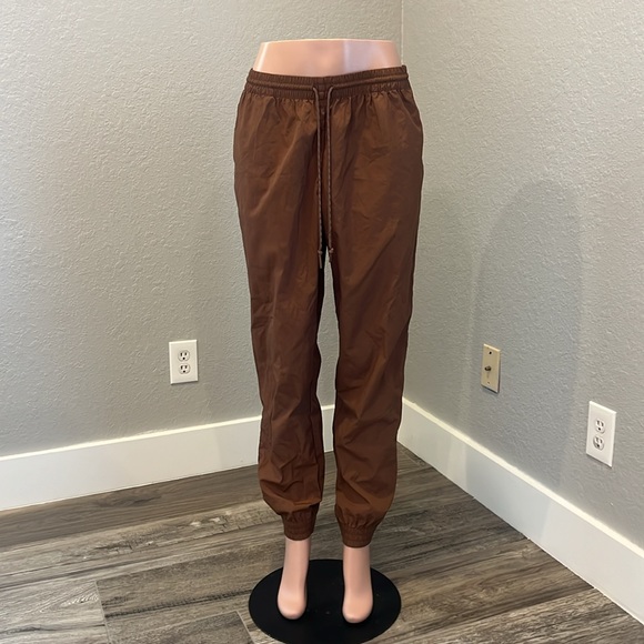 PINK Victoria's Secret Pants - Pink Active Victoria Secret Brown Joggers Pre-Owned Large Stretch #79